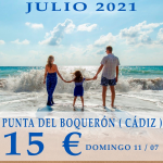 Excursión a la Punta del Boquerón, Playa de Camposoto, San Fernando (Ida y Vuelta). 11/07/2021
